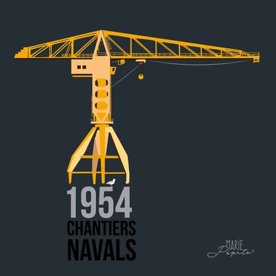 Tableaux - Nantes Grue Jaune
