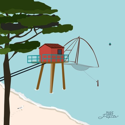 Tableaux - Cabane Pêcheur