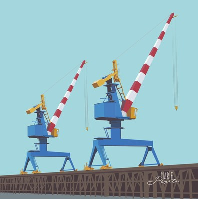 Tableaux - Grues