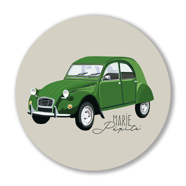 Magnets - 2 CV verte
