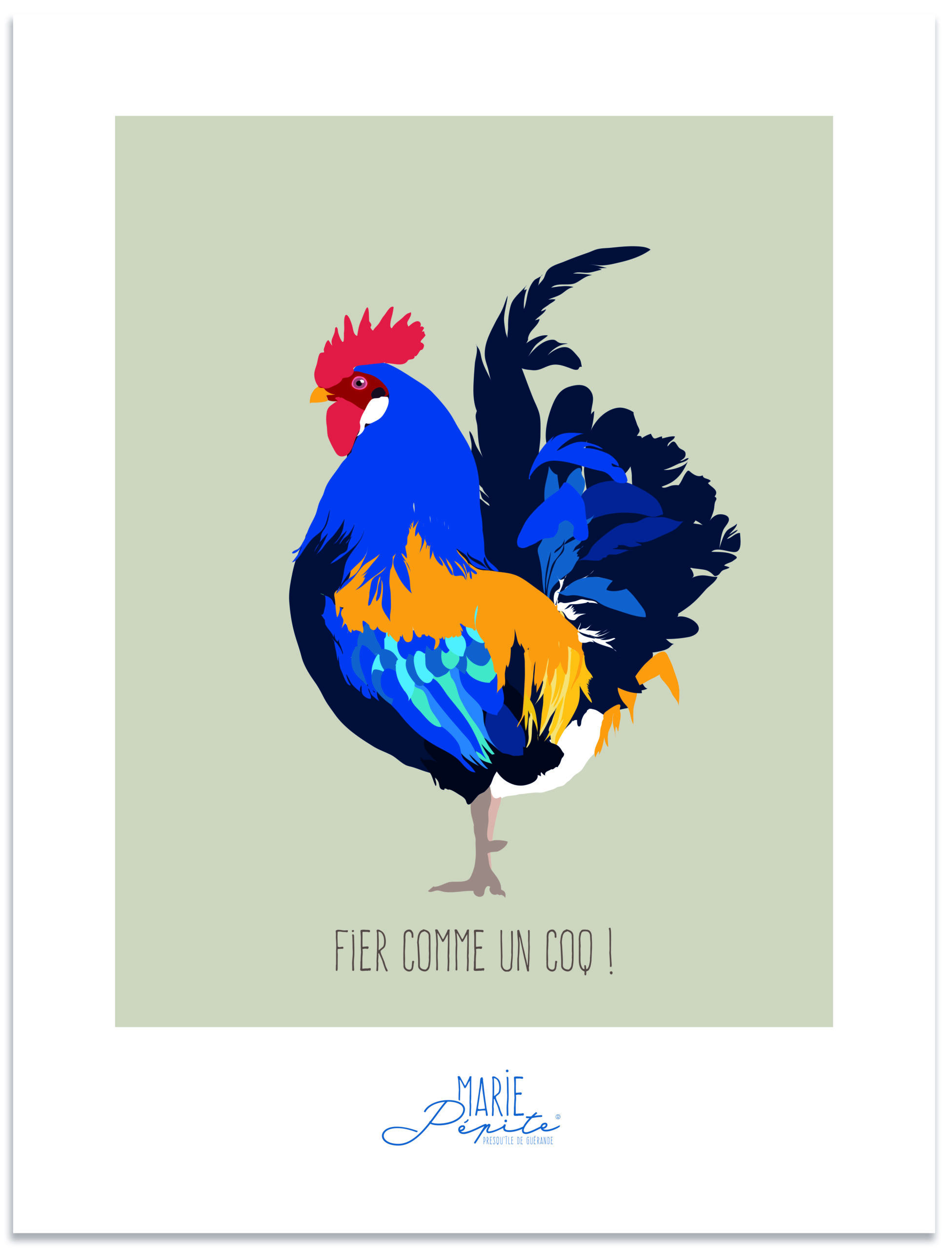 Affiche - Fier comme un Coq