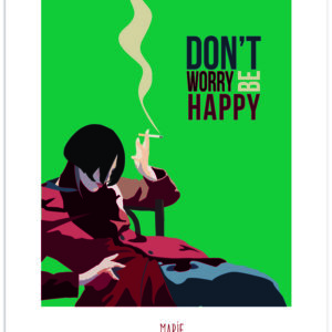 Affiche lady sad