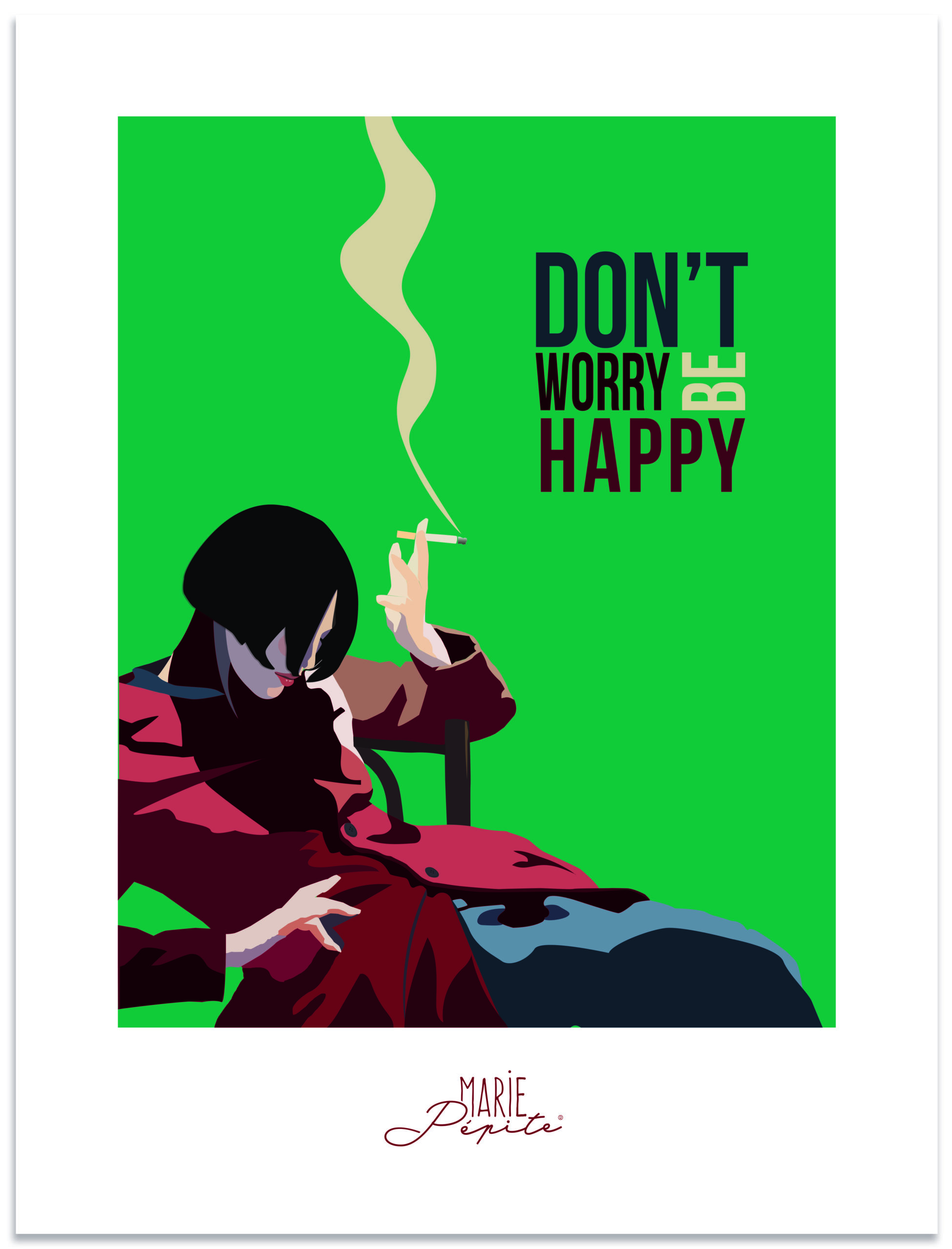 Affiche - Lady sad