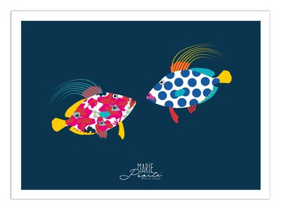 Affiche - Les poissons