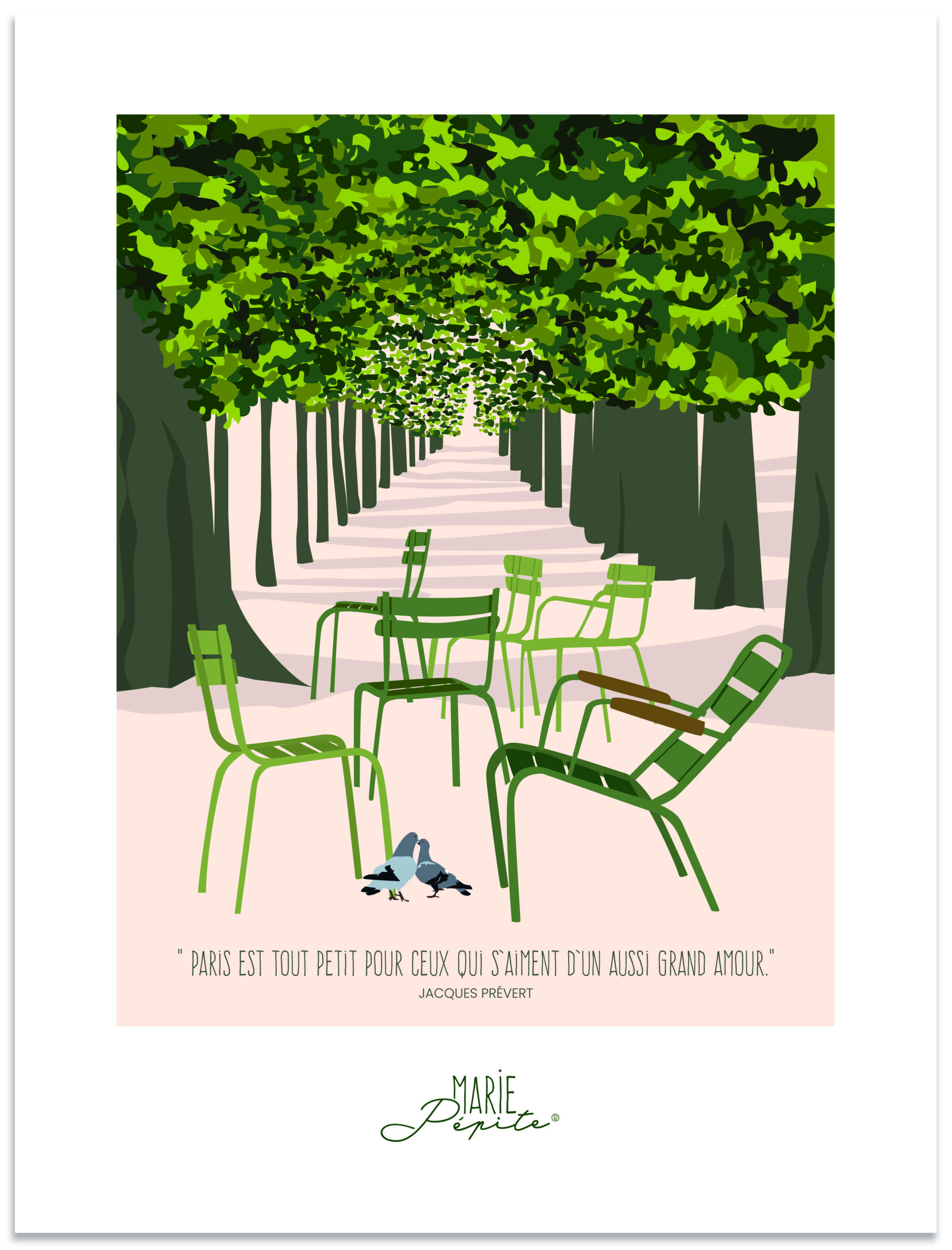 Affiche - Les Tuileries
