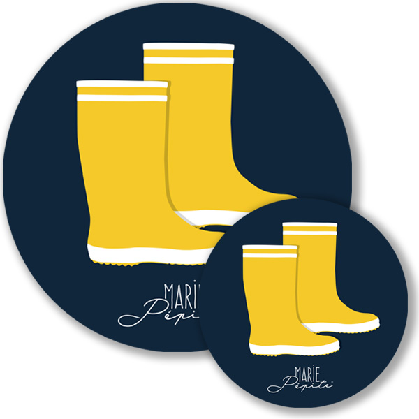 Magnets - Bottes Jaunes