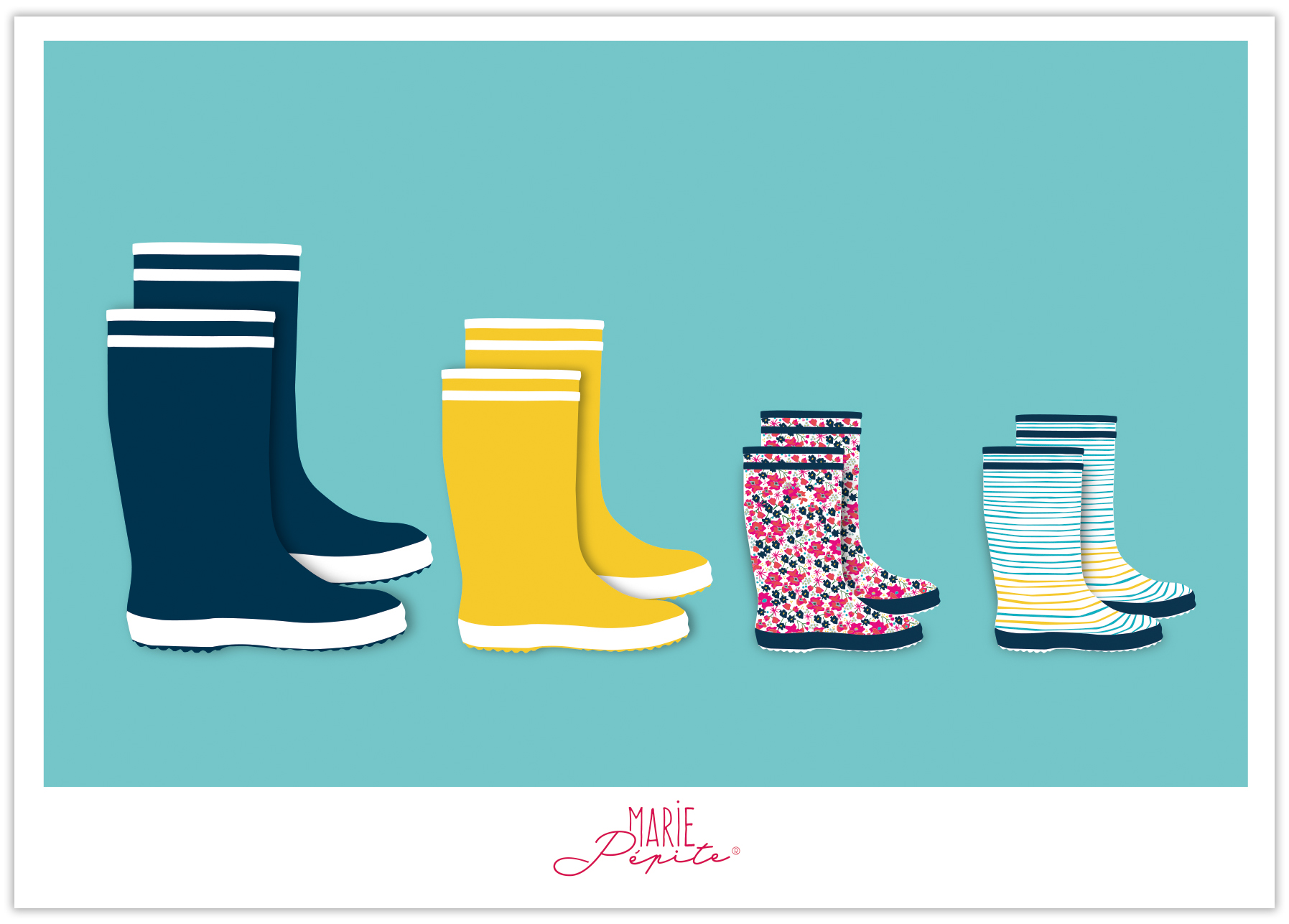 Cartes Postales - familleBottes