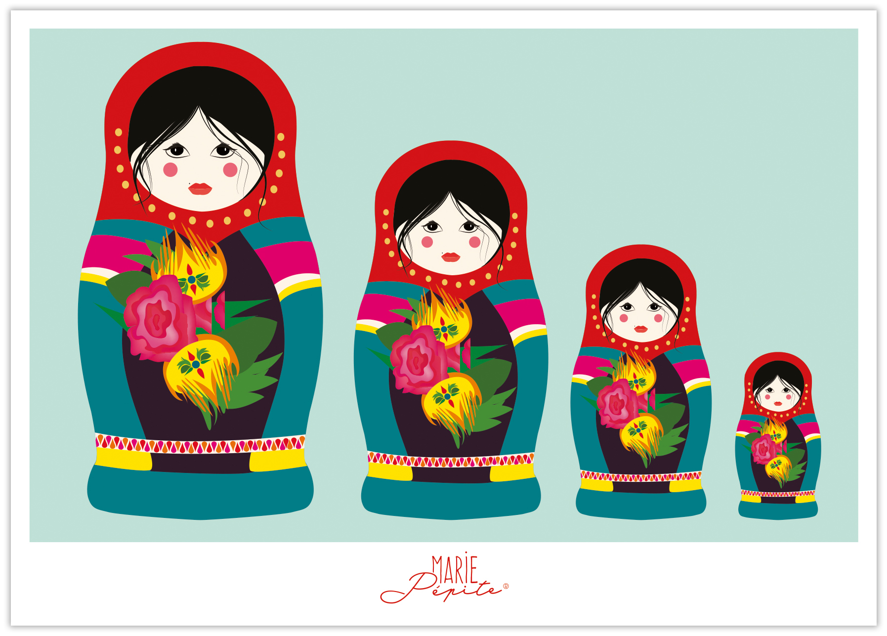 Cartes Postales - Matriochka