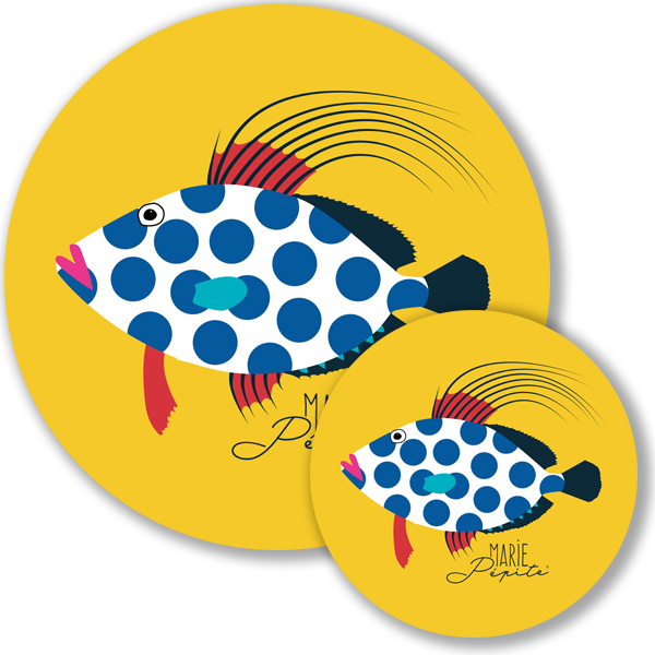 Magnets - Poisson Saint-Pierre jaune
