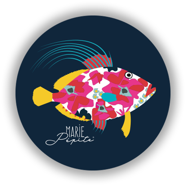 Broches - Poisson fond marine