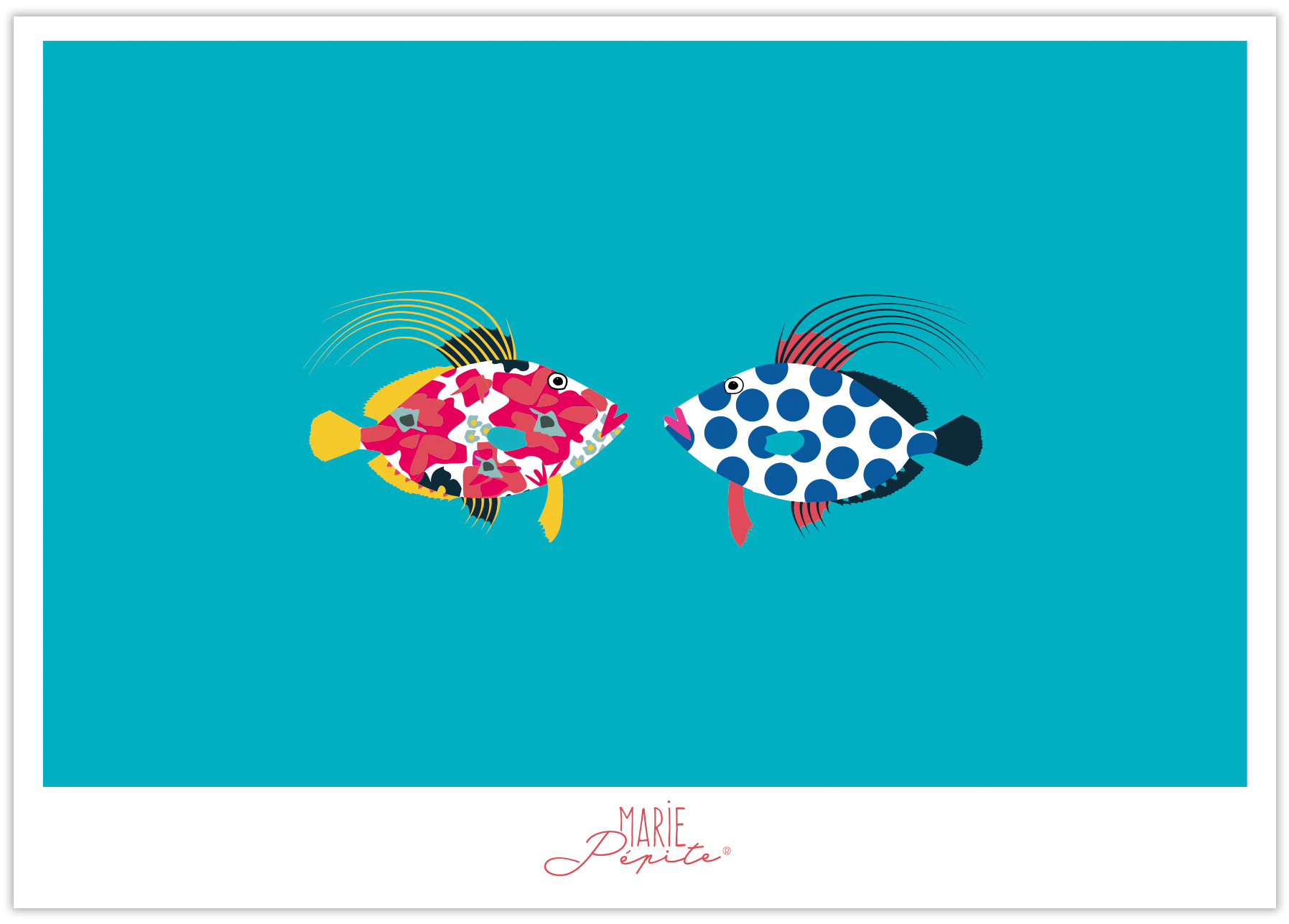 Cartes Postales - Poissons-SaintPierreBisous