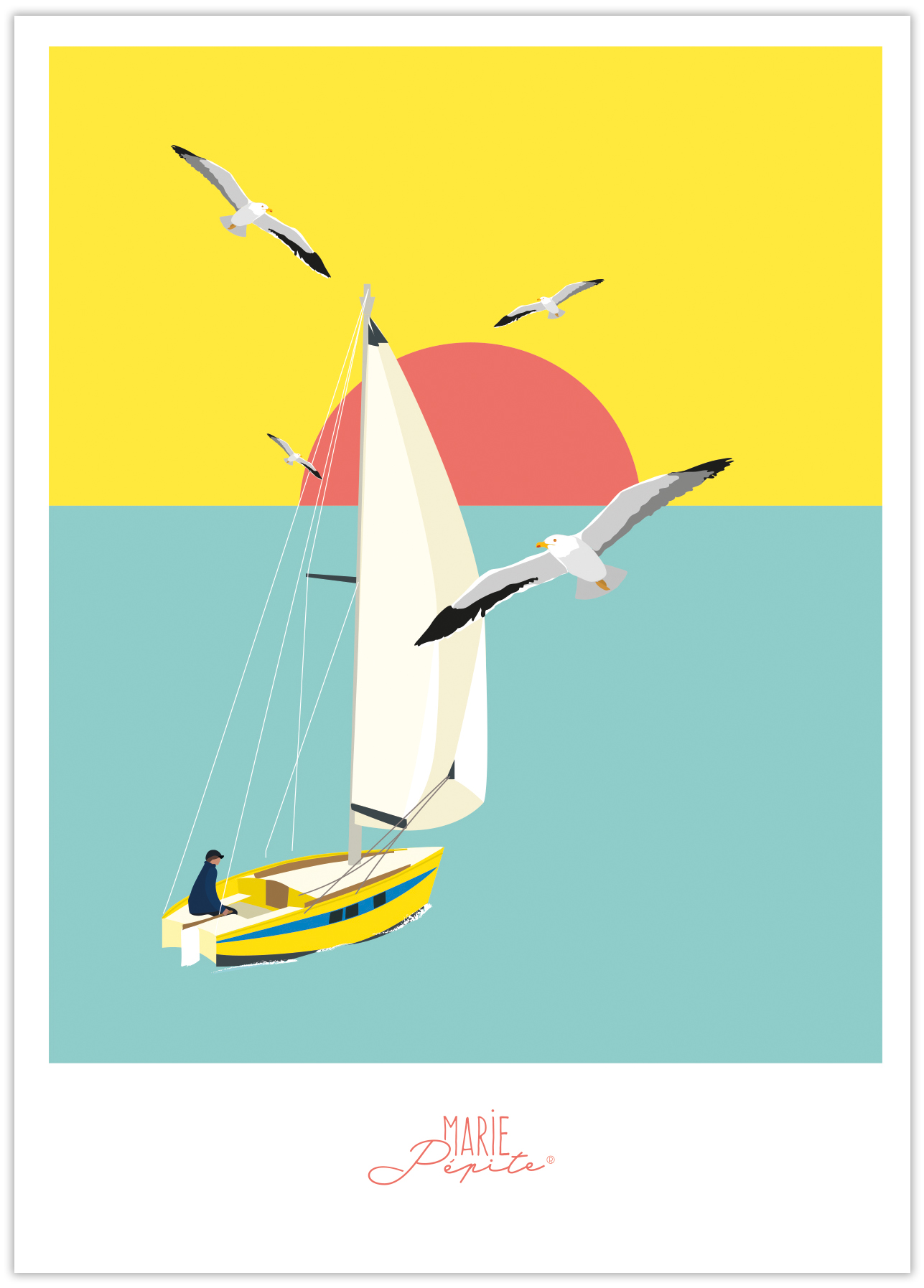 Cartes Postales - Coucher Soleil