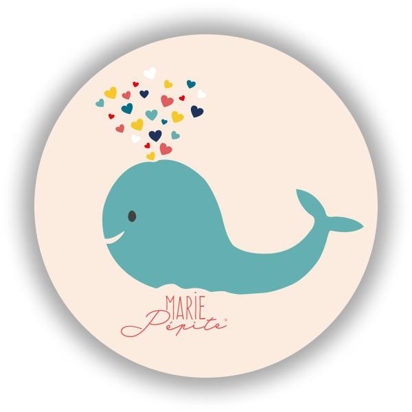 Broches - Baleine