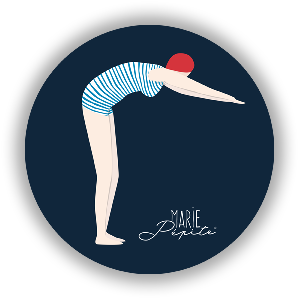 Broches - Plongeuse