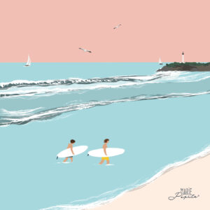 Tableaux - Surfeurs