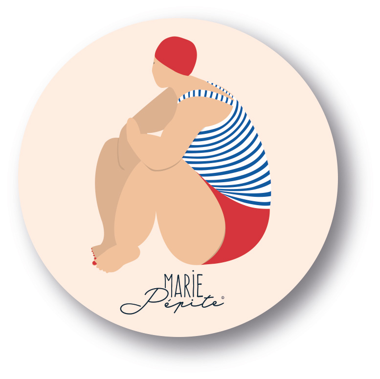 Magnets - Baigneuse assise